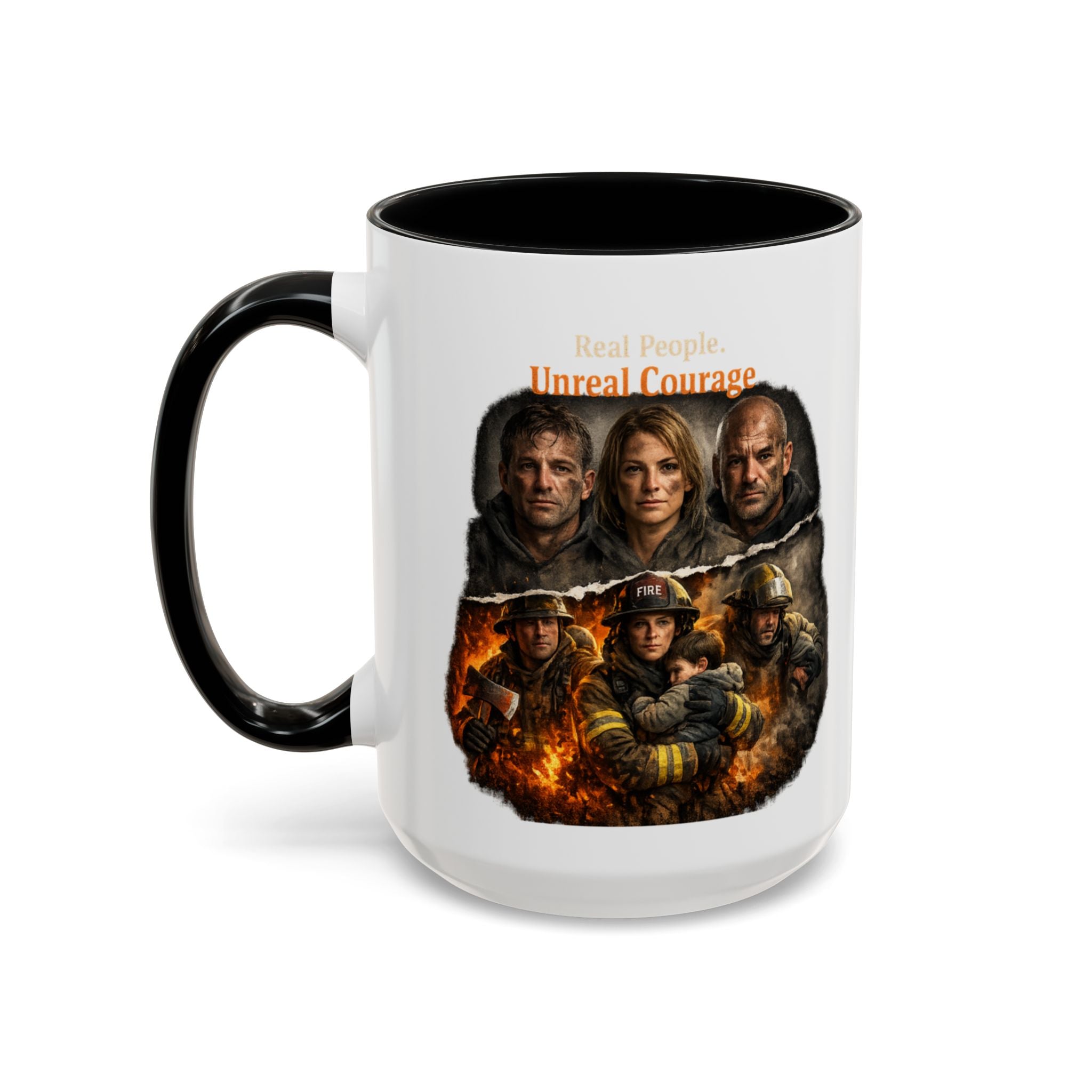 Real People, Unreal Courage Coffee Mug