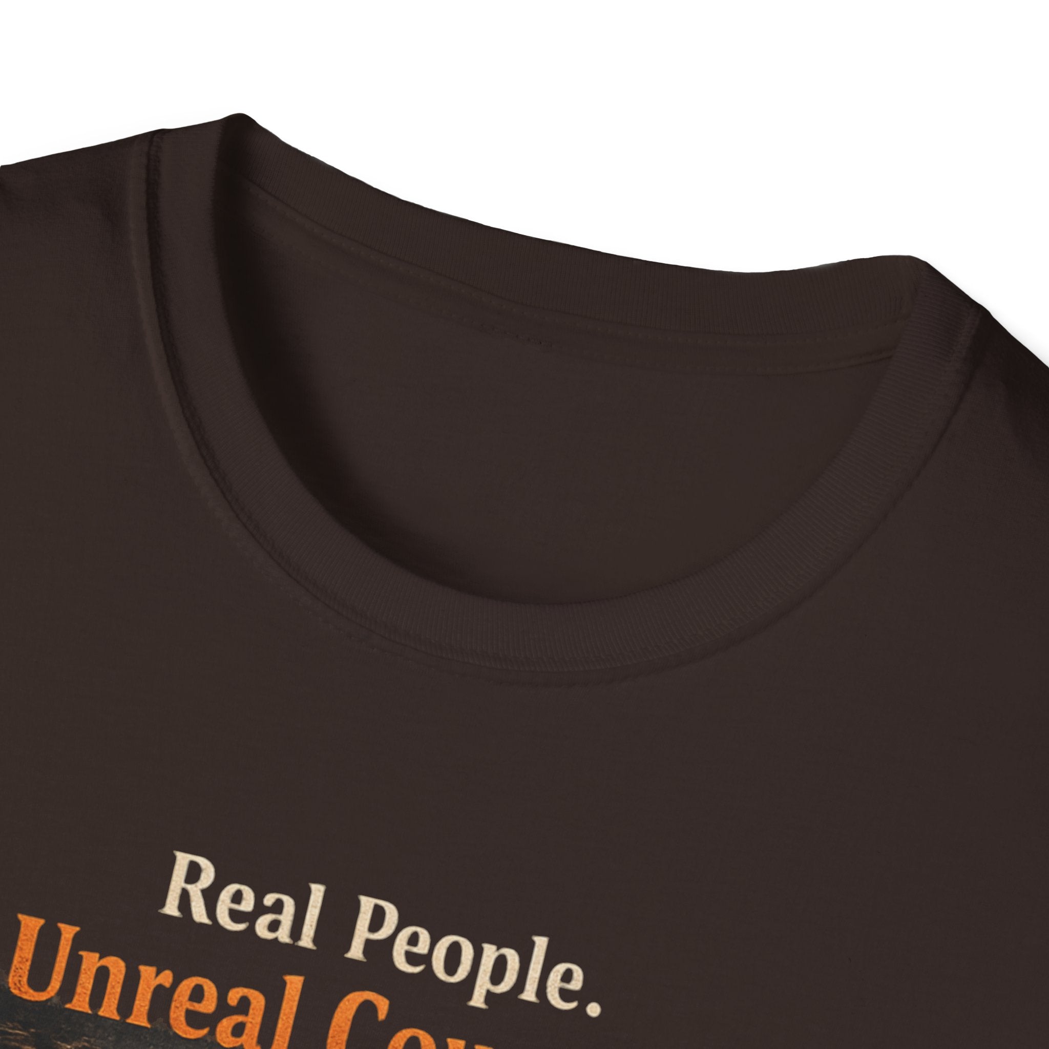 Firefighter Tribute T-Shirt — “Real People. Unreal Courage.” Memorial Tee