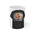 Left-Handed Baby Photo Coffee Mug — "I'm a Lefty!" Ceramic 11oz & 15oz
