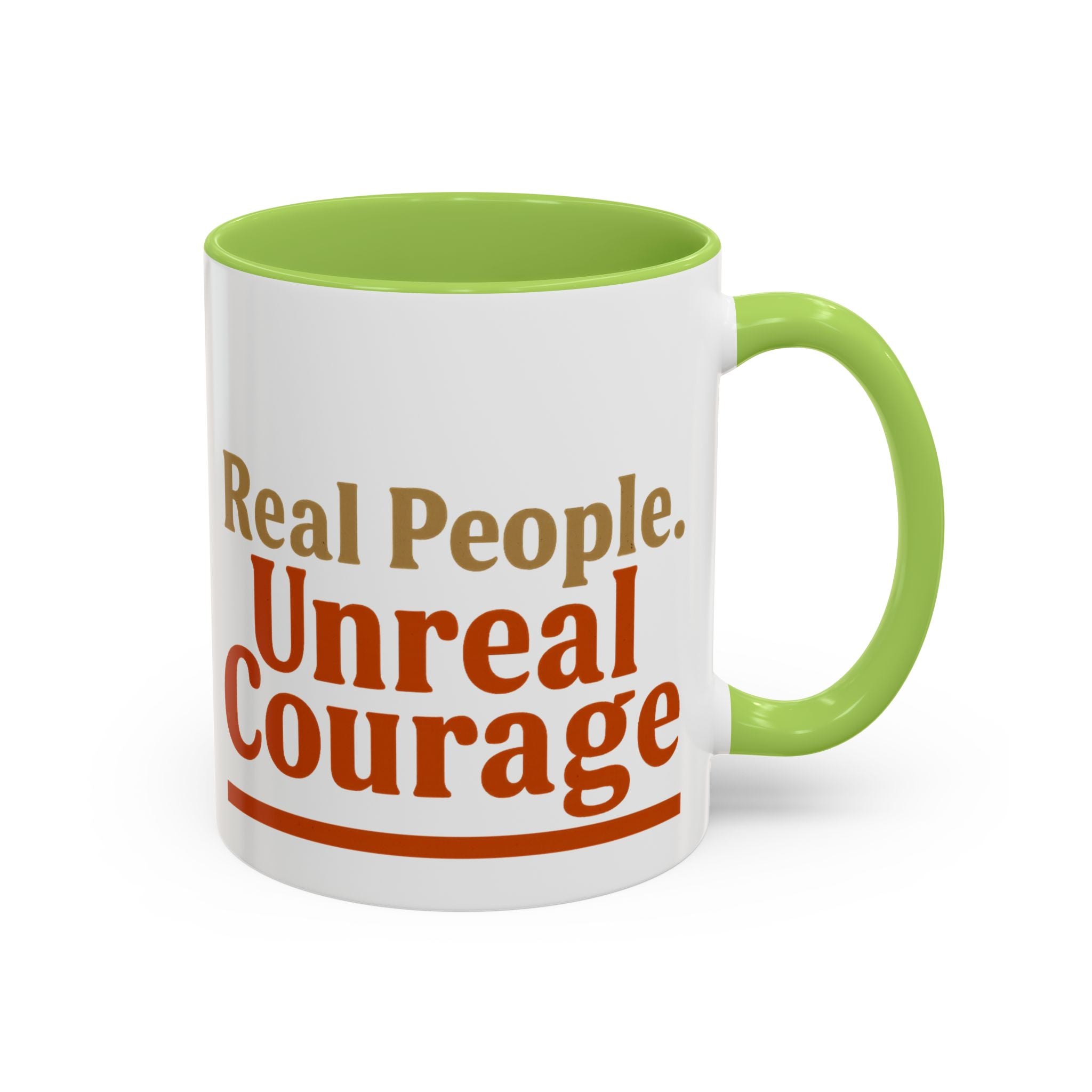 Real People, Unreal Courage Coffee Mug