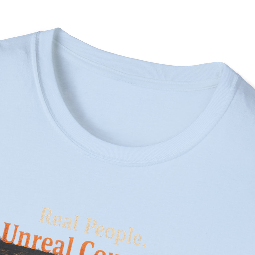 Firefighter Tribute T-Shirt — “Real People. Unreal Courage.” Memorial Tee