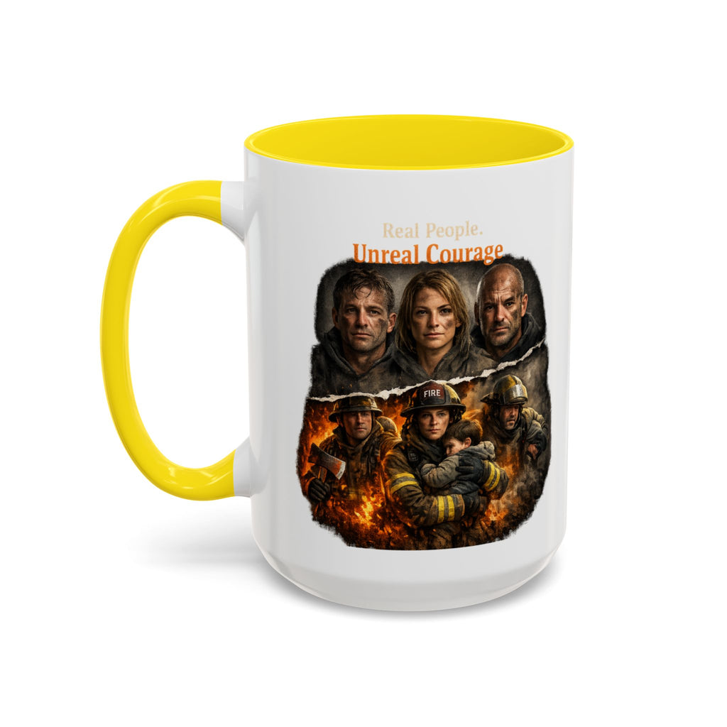 Real People, Unreal Courage Coffee Mug