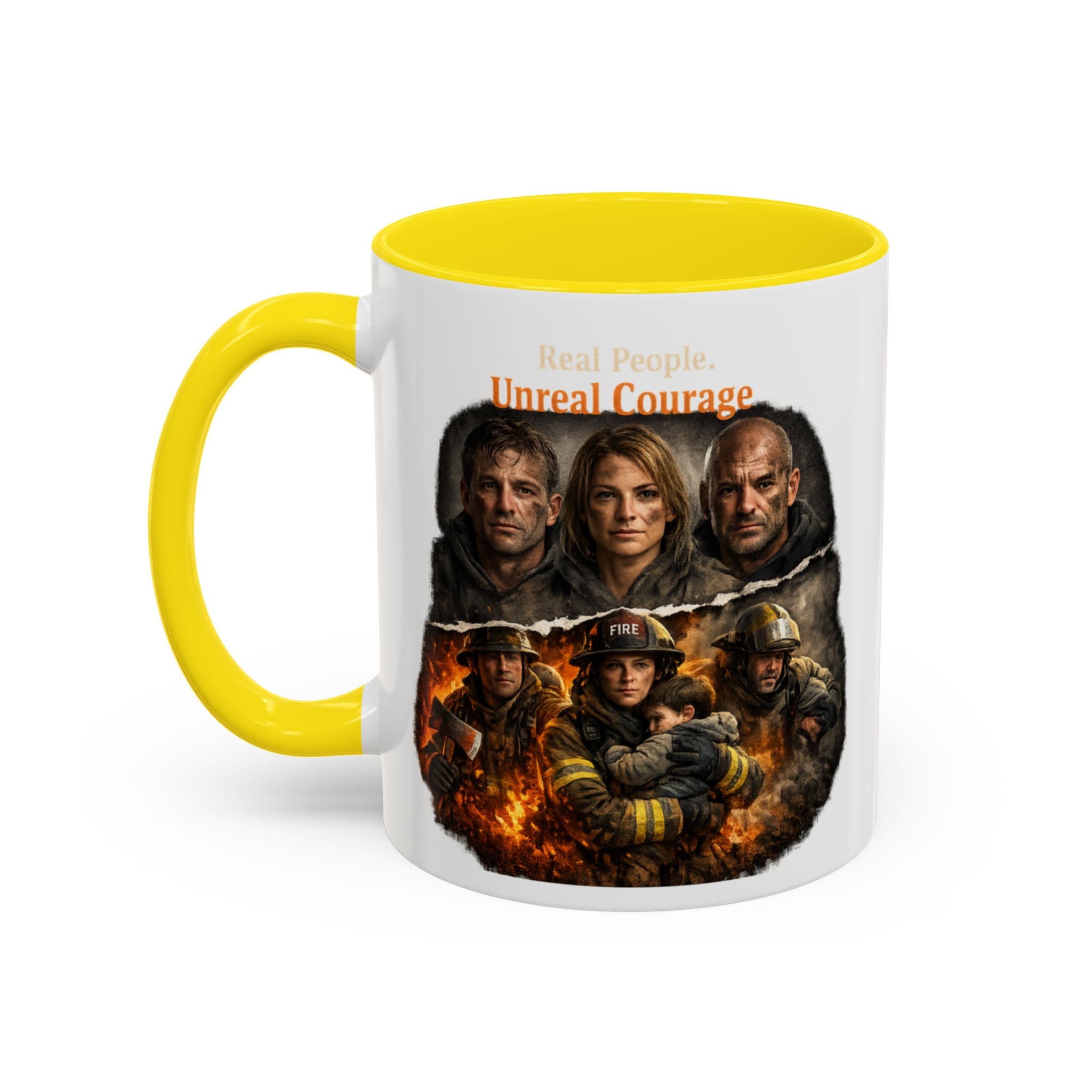 Real People, Unreal Courage Coffee Mug