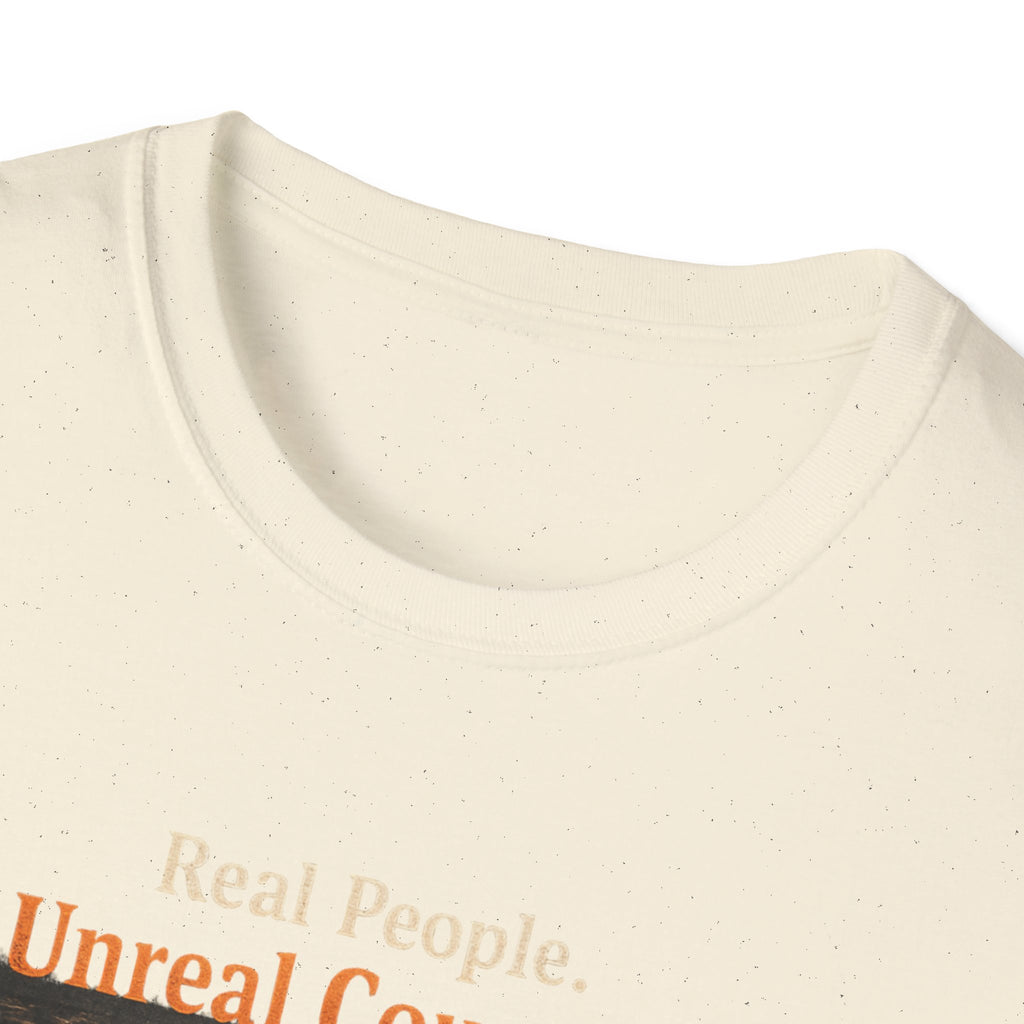 Firefighter Tribute T-Shirt — “Real People. Unreal Courage.” Memorial Tee
