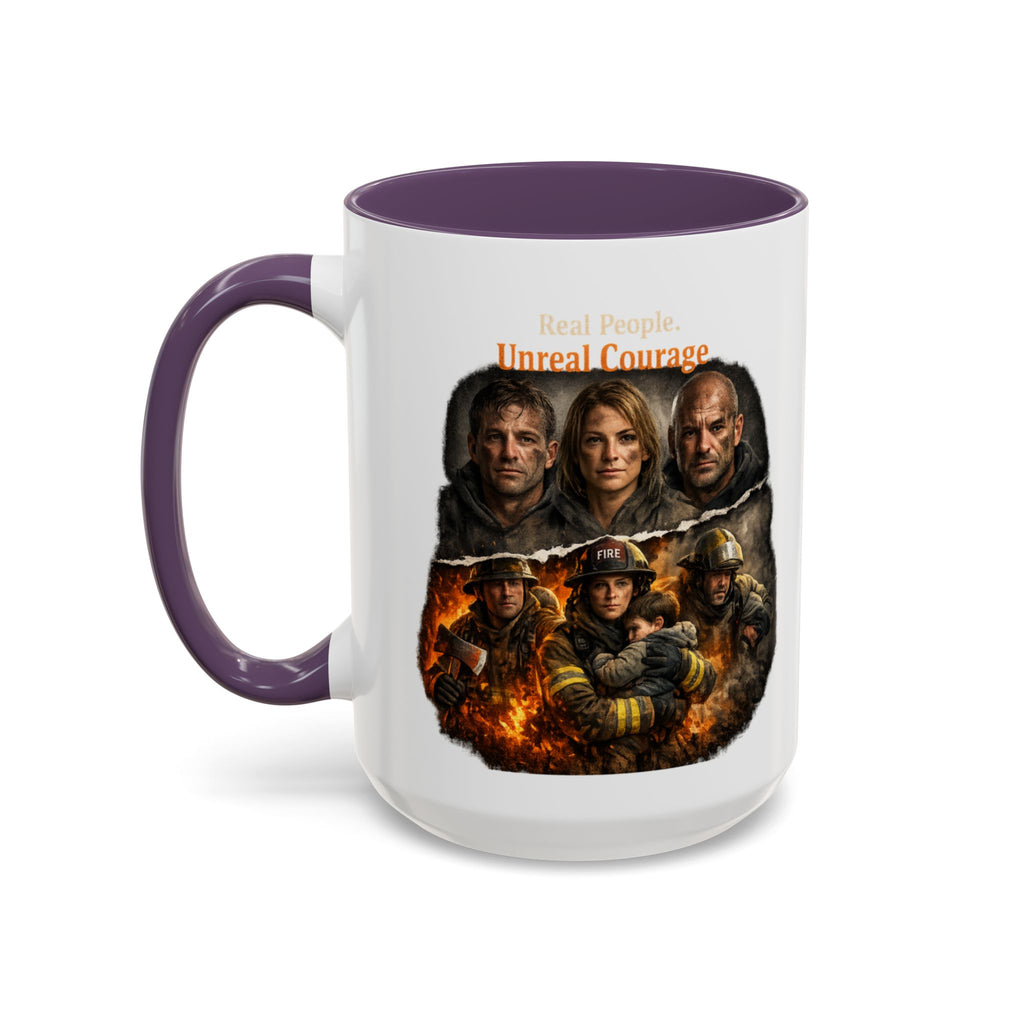 Real People, Unreal Courage Coffee Mug