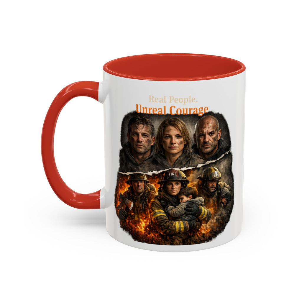 Real People, Unreal Courage Coffee Mug
