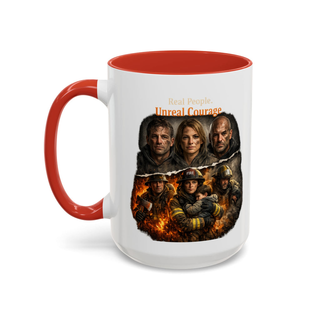 Real People, Unreal Courage Coffee Mug