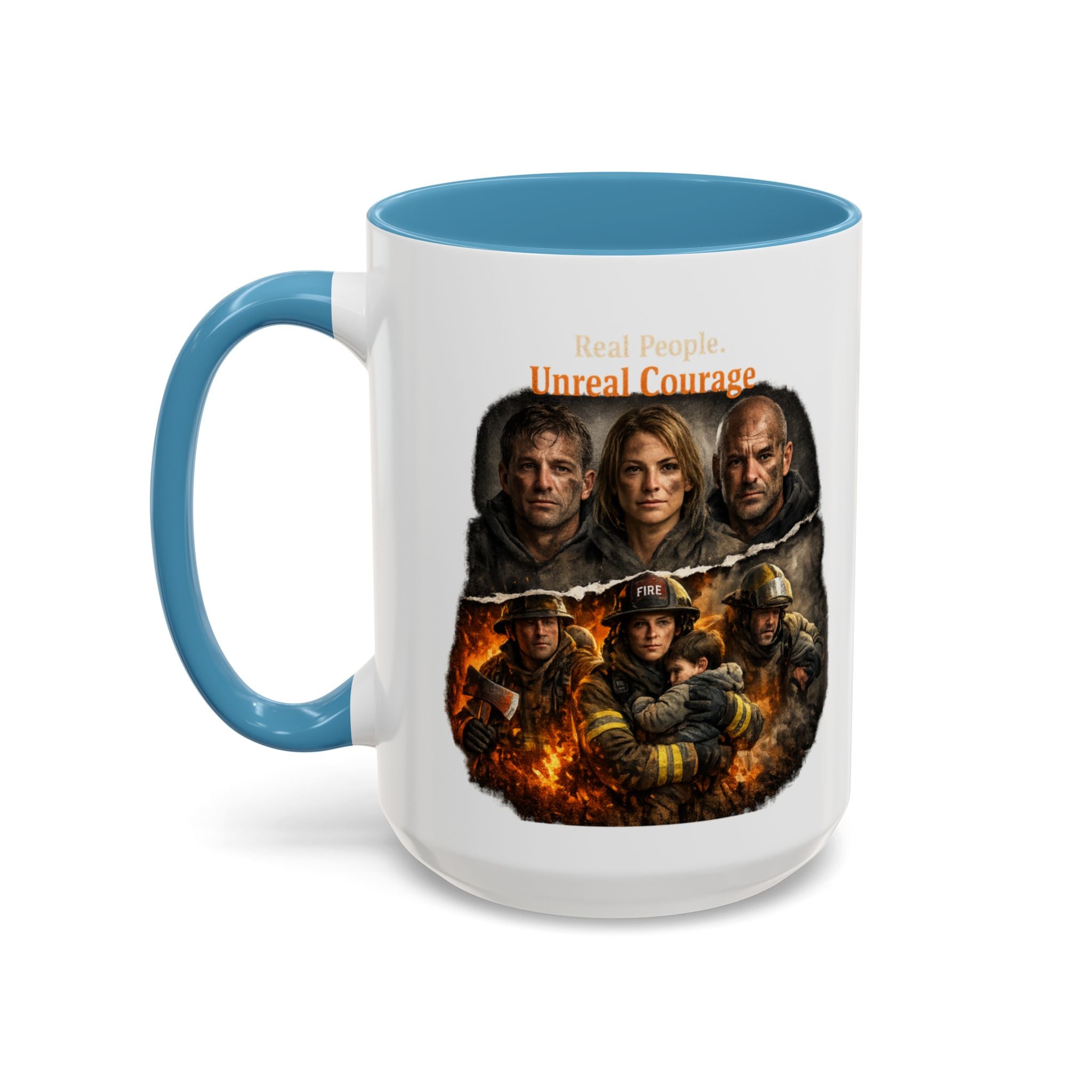 Real People, Unreal Courage Coffee Mug