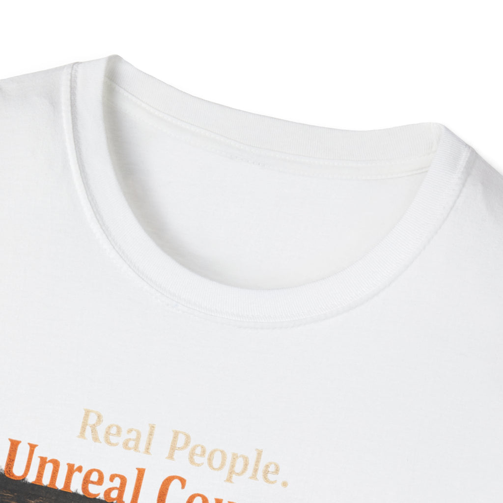 Firefighter Tribute T-Shirt — “Real People. Unreal Courage.” Memorial Tee