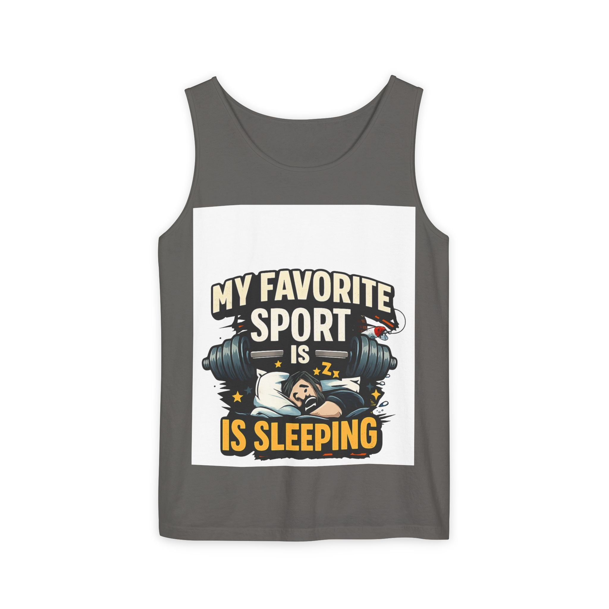 Tank Top — "My Favorite Sport Is Sleeping" Funny Gym Sleep Humor Tank
