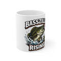 Basszilla Rising Mug - Fishing Coffee Cup for Anglers