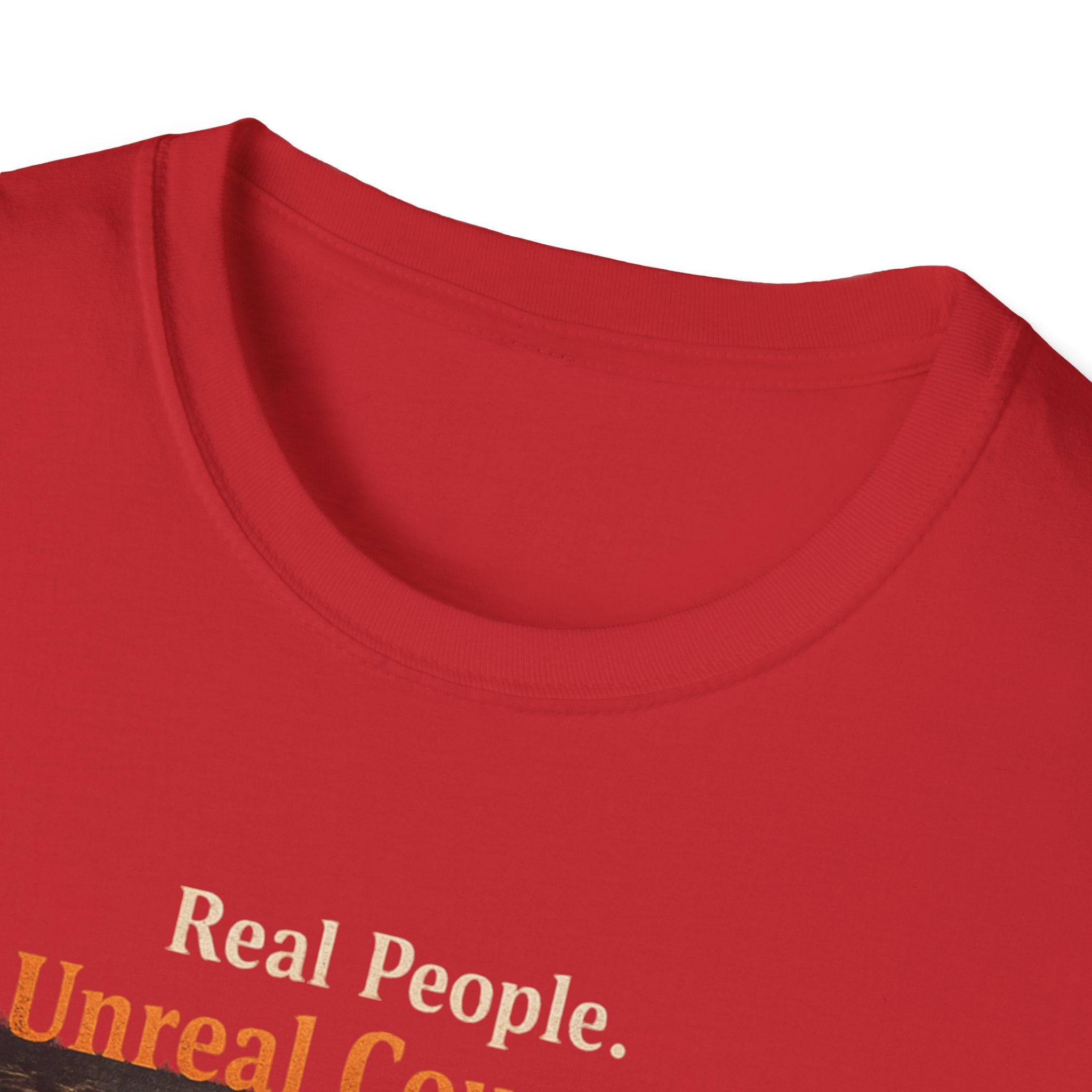 Firefighter Tribute T-Shirt — “Real People. Unreal Courage.” Memorial Tee