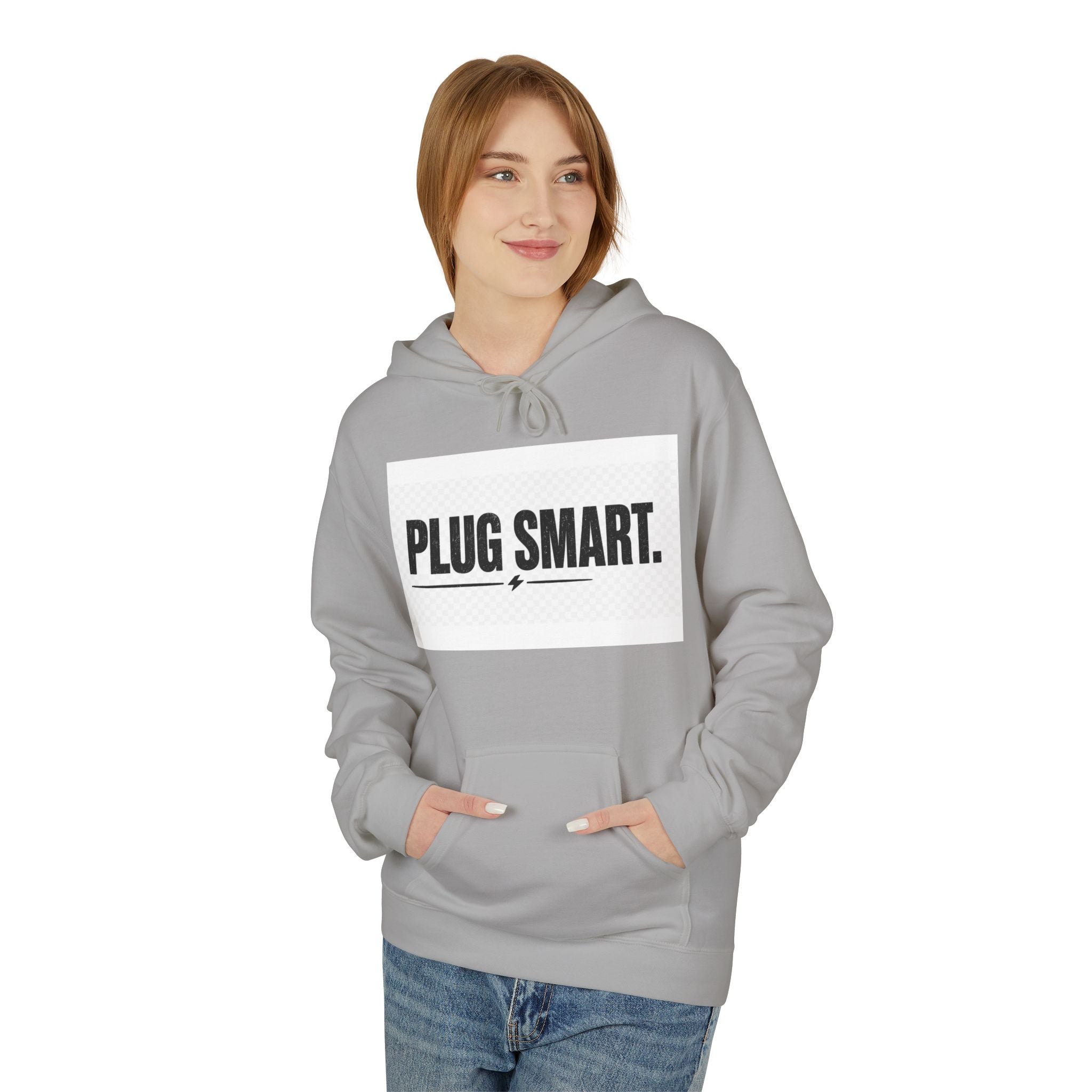 Fire Hazard Hoodie - "Plug Overload? That's Not Productivity" Electrical Safety Graphic Hoodie