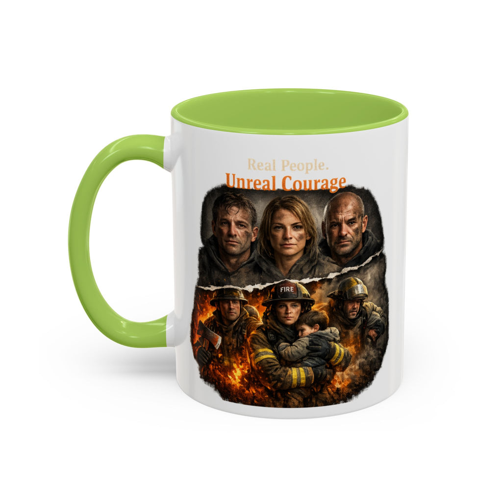 Real People, Unreal Courage Coffee Mug