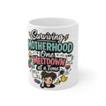 Surviving Motherhood Mug — "One Meltdown at a Time" Ceramic Coffee Cup (11oz/15oz)