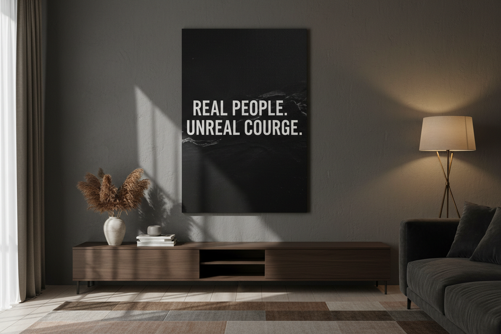 Firefighter Tribute Canvas — Hero Lifestyle Image